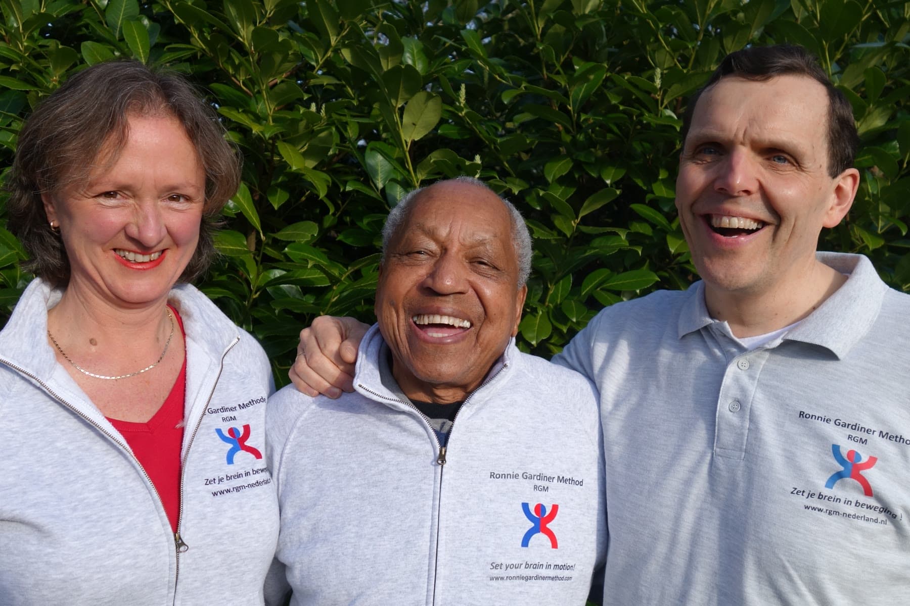 Mariken Jaspers, Ronnie Gardiner en André de Jong